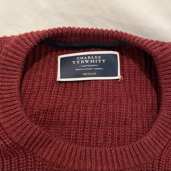 Charles Tyrwhitt Cotton Blend Sweater - Picture 2 of 4
